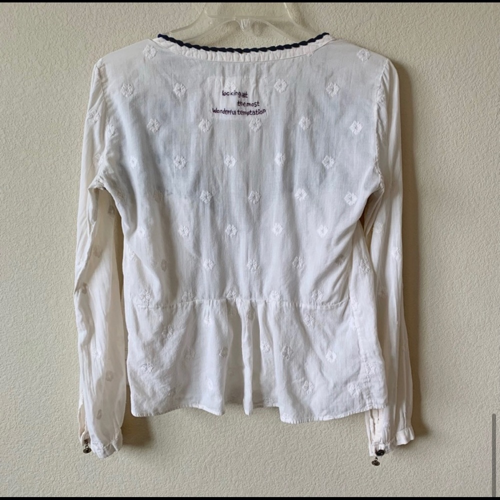 Odd Molly Peasant Style Blouse Size S (1) - Picture 7 of 14